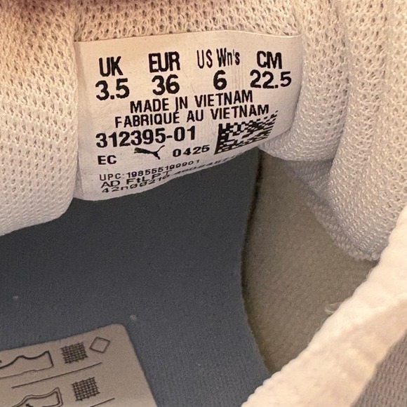 Puma Skyrocket Sneaker Women Size 6 White New - Picture 4 of 6